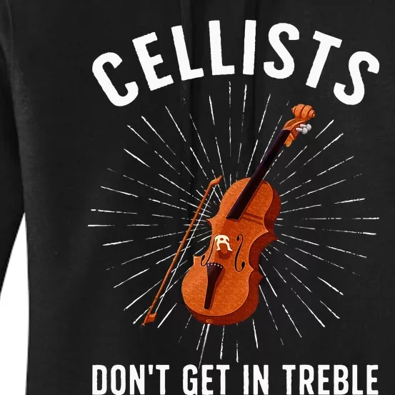 Best Cello Player Cello Lover Cellist Women's Pullover Hoodie