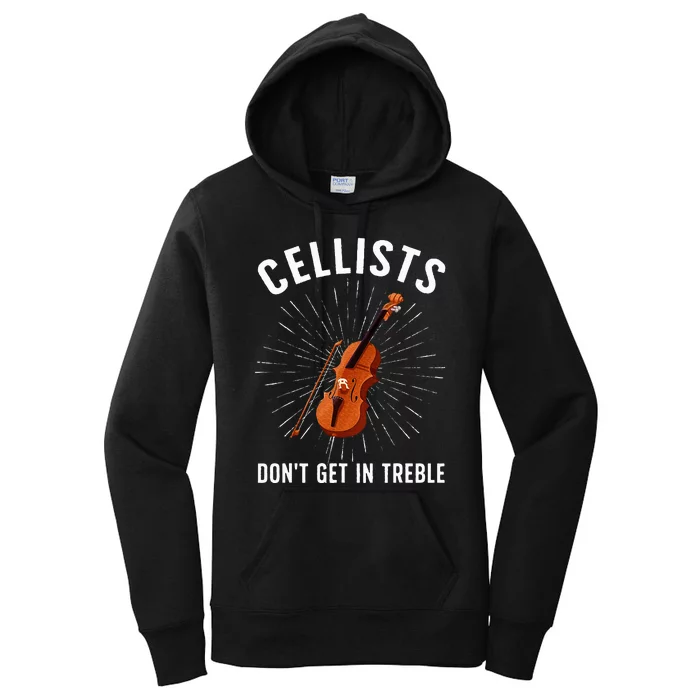 Best Cello Player Cello Lover Cellist Women's Pullover Hoodie