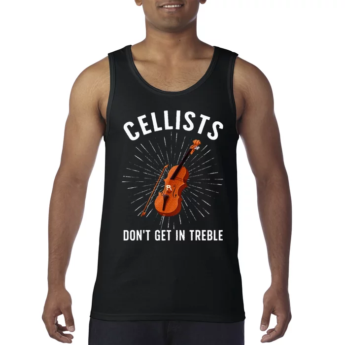 Best Cello Player Cello Lover Cellist Tank Top