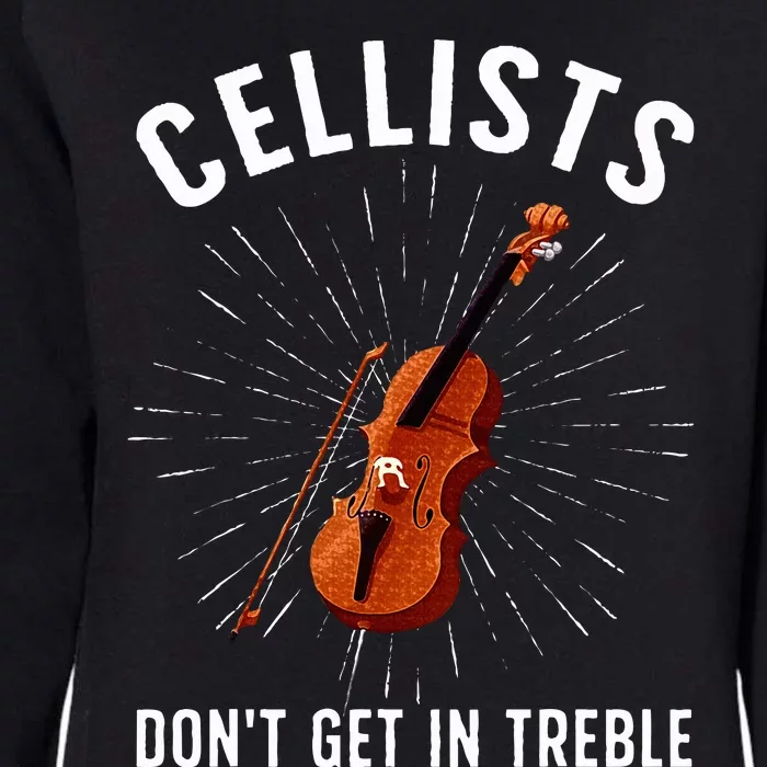 Best Cello Player Cello Lover Cellist Womens California Wash Sweatshirt