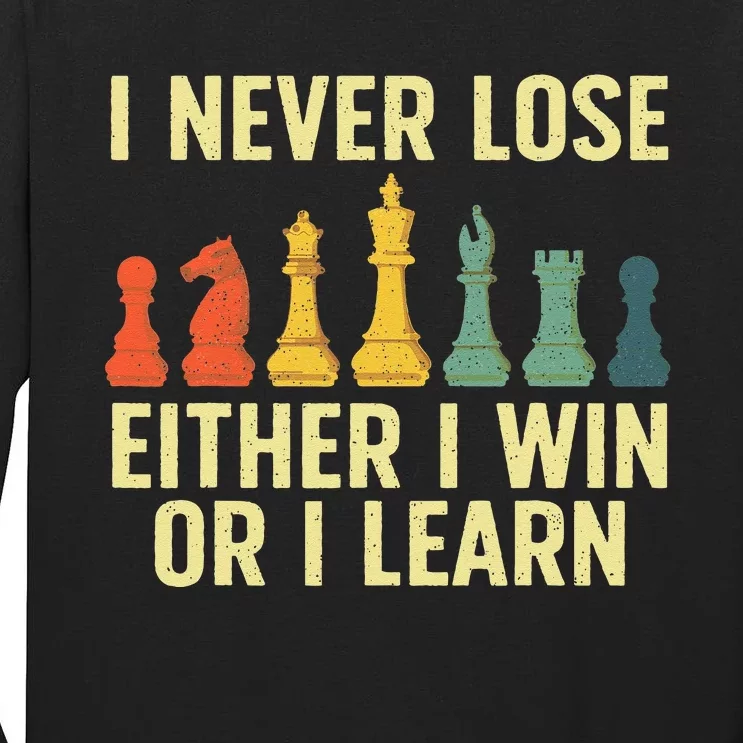 Best Chess Player Board Game Chess Lover Tall Long Sleeve T-Shirt