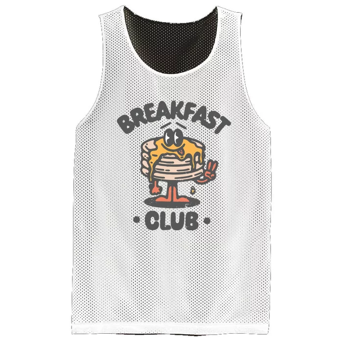 Breakfast Club Pancake Retro Vintage Mesh Reversible Basketball Jersey Tank