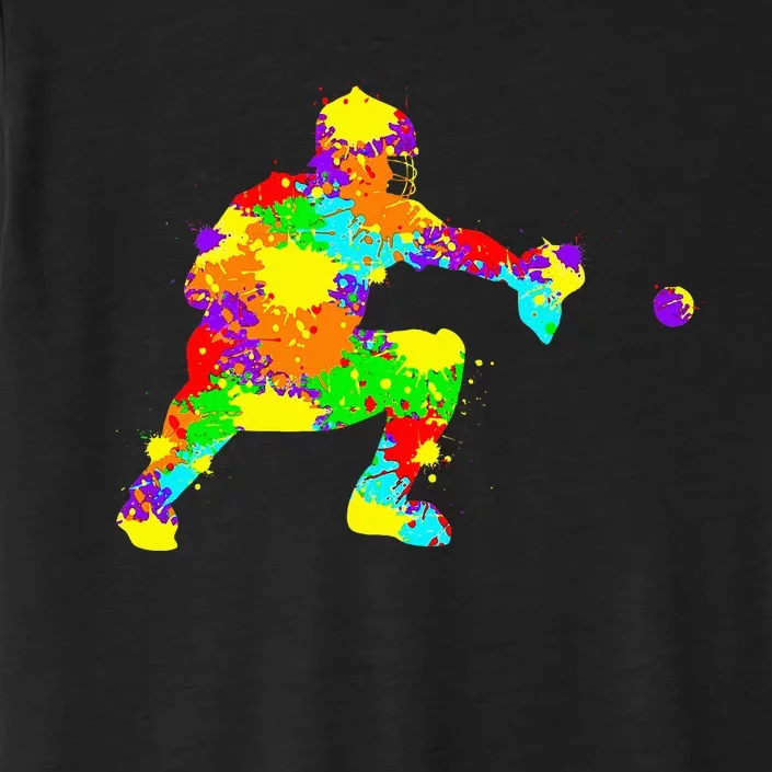 Baseball Catcher Player ChromaSoft Performance T-Shirt