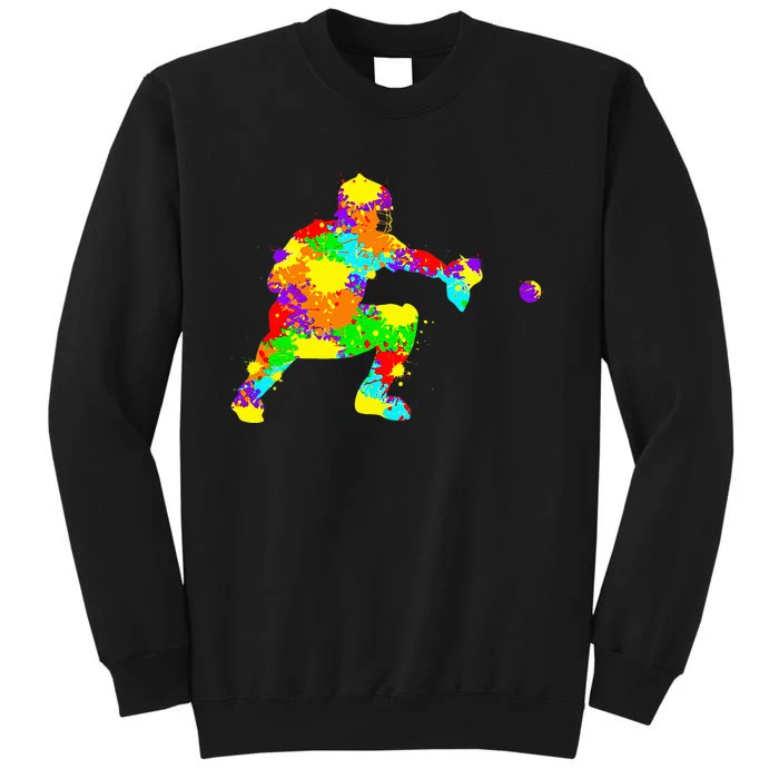 Baseball Catcher Player Tall Sweatshirt