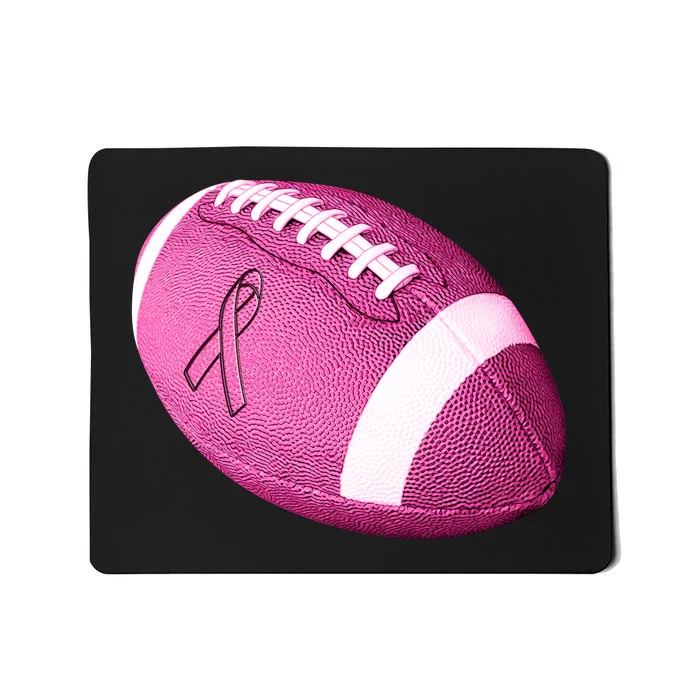 Breast Cancer Pink Football Mousepad