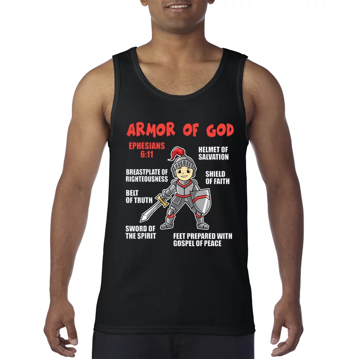 Bible Chapters Put On The Full Armor Of God Tank Top