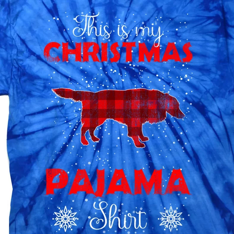 Border Collie Plaid Christmas Lover Xmas Outfit Gift Tie-Dye T-Shirt