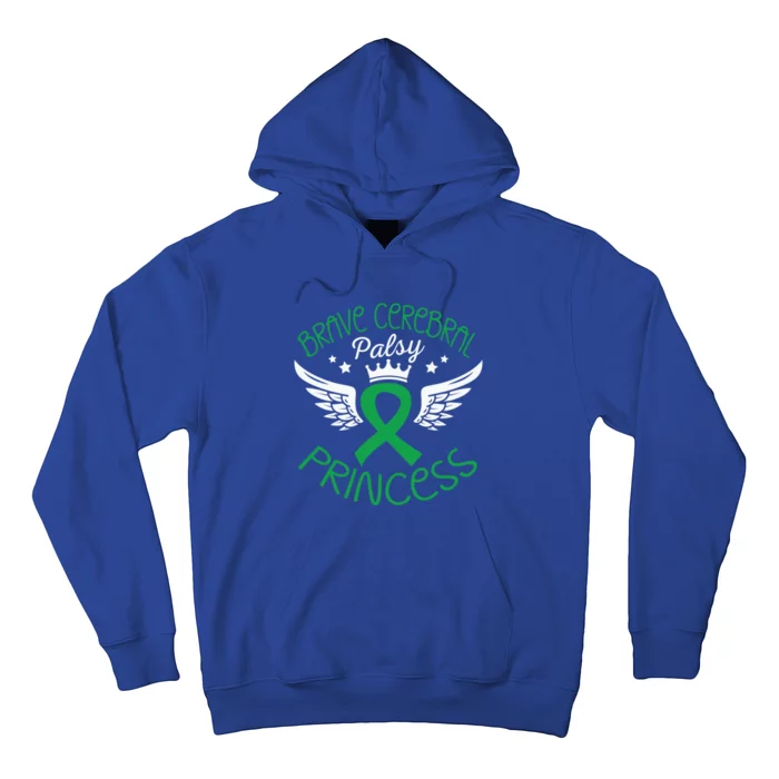 Brave Cerebral Palsy Princess Cerebral Palsy Awareness Gift Hoodie