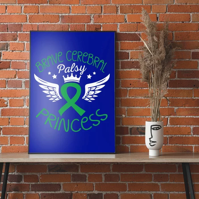 Brave Cerebral Palsy Princess Cerebral Palsy Awareness Gift Poster