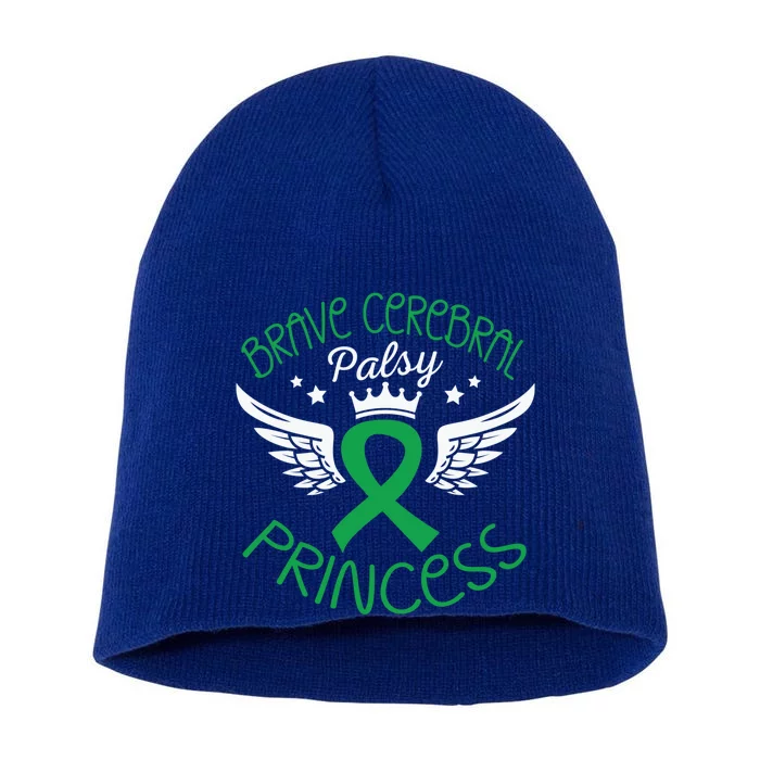 Brave Cerebral Palsy Princess Cerebral Palsy Awareness Gift Short Acrylic Beanie