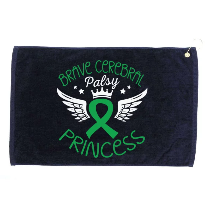 Brave Cerebral Palsy Princess Cerebral Palsy Awareness Gift Grommeted Golf Towel