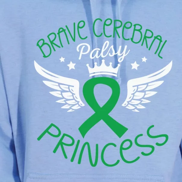 Brave Cerebral Palsy Princess Cerebral Palsy Awareness Gift Unisex Surf Hoodie