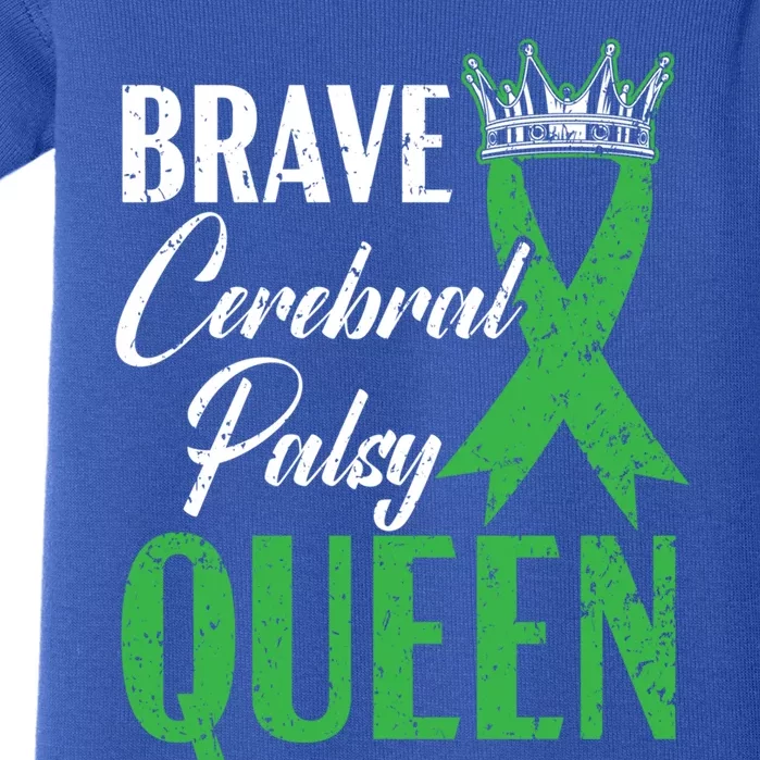 Brave Cerebral Palsy Queen Cp Disease Disorder Gift Baby Bodysuit