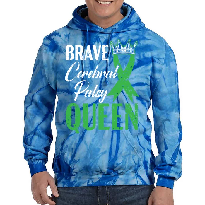 Brave Cerebral Palsy Queen Cp Disease Disorder Gift Tie Dye Hoodie