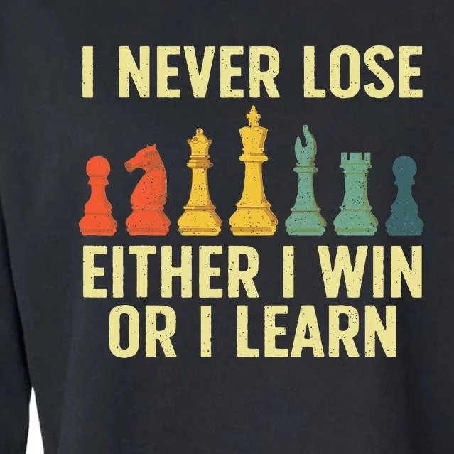 Best Chess Player Board Game Chess Lover Cropped Pullover Crew