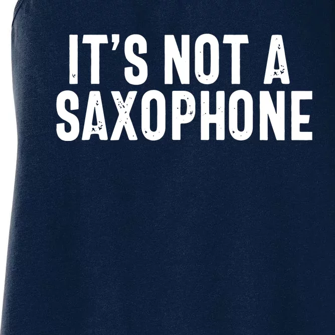 Bass Clarinet Player Funny Joke Music Instrument Tee Women's Racerback Tank