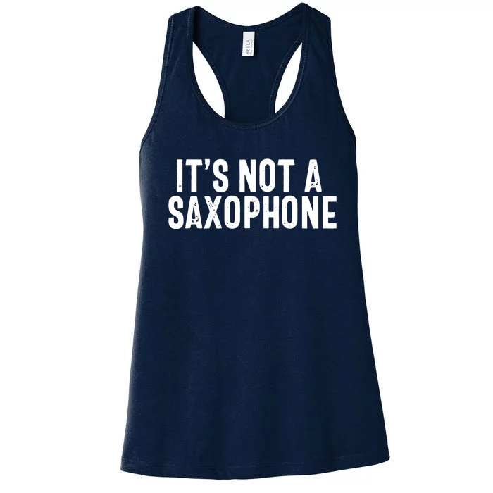 Bass Clarinet Player Funny Joke Music Instrument Tee Women's Racerback Tank