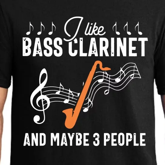 Bass Clarinet Player Funny People Music Instrument Musician Pajama Set