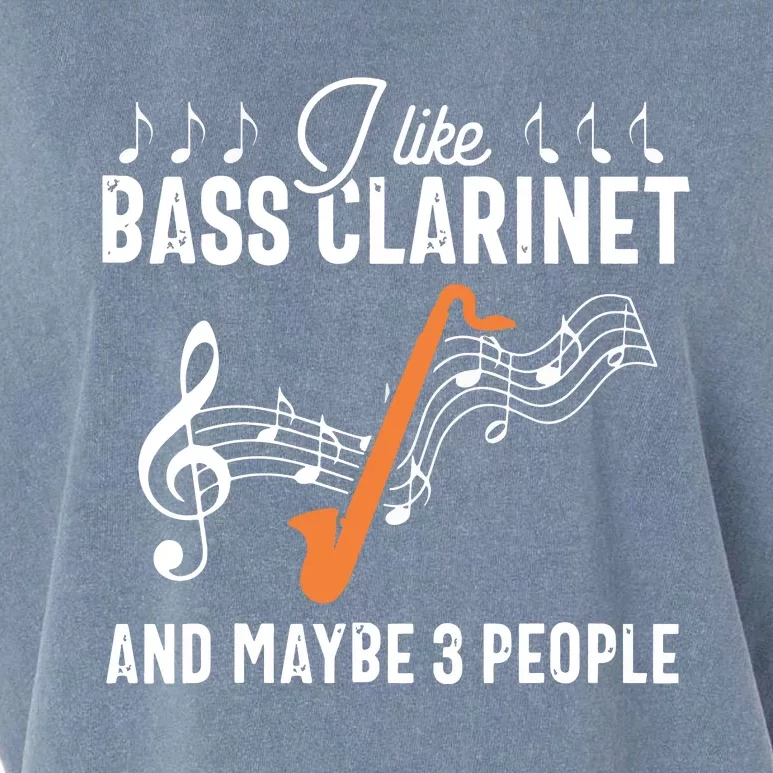 Bass Clarinet Player Funny People Music Instrument Musician Garment-Dyed Women's Muscle Tee