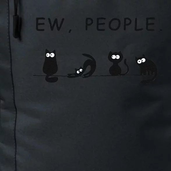 Black Cat1ew People Funny1meowy Cat Lovers Daily Commute Backpack