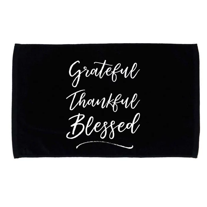 Blessed Christian Quote Jesus Gift Grateful Thankful Blessed Meaningful Gift Microfiber Hand Towel