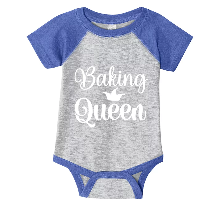 Baking Cooking Queen Mom Gift Infant Baby Jersey Bodysuit