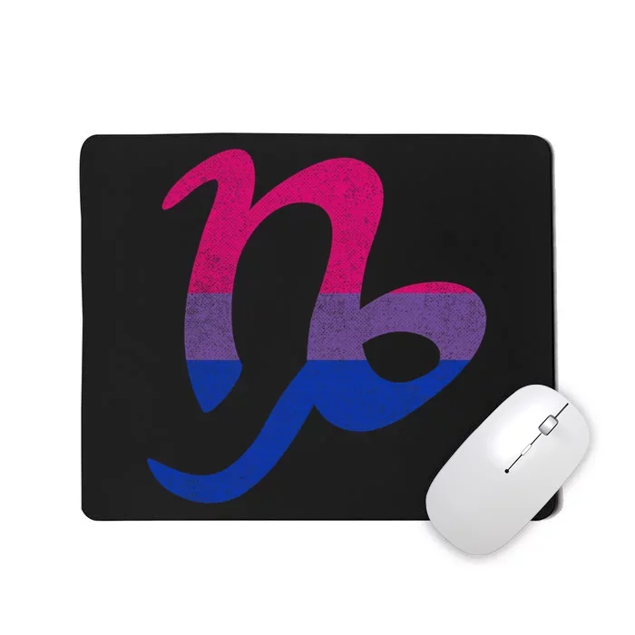 Bisexual Capricorn Queen Black Wo Bisexual Pride Flag Mousepad