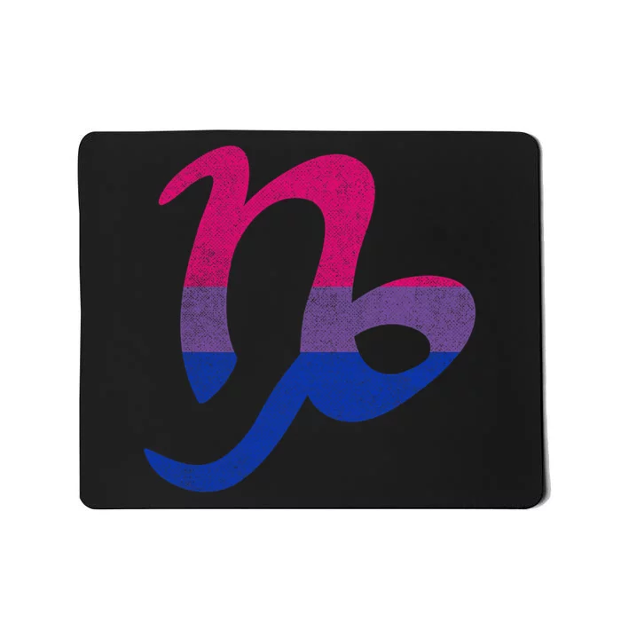 Bisexual Capricorn Queen Black Wo Bisexual Pride Flag Mousepad