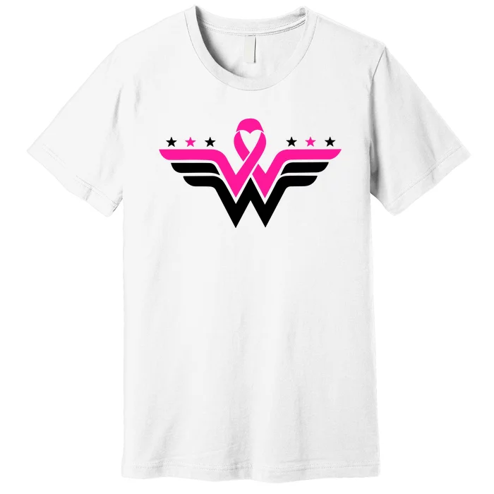 Breast Cancer Ribbon Premium T-Shirt