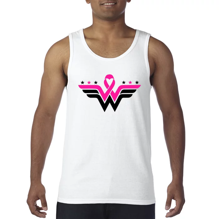 Breast Cancer Ribbon Tank Top