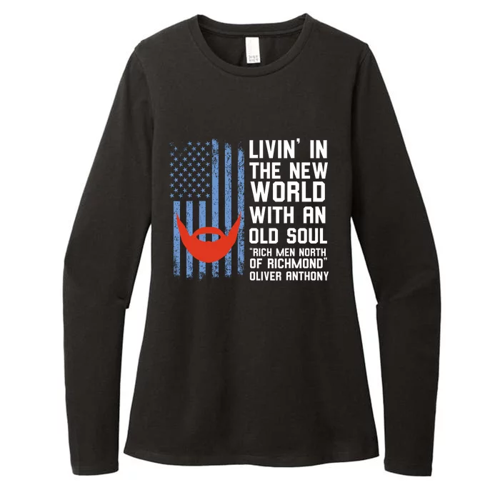 Blue Collar Rich North Of Richmond Flag Womens CVC Long Sleeve Shirt