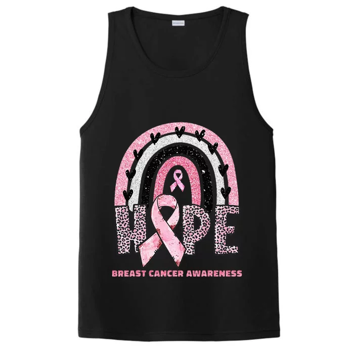 Breast Cancer Rainbow In October We Wear Hope Performance Tank