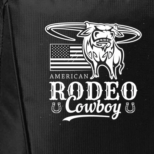 Bull Cowboy Rodeo City Backpack