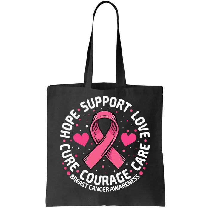 Breast Cancer Ribbon Breast Cancer Awareness Tote Bag