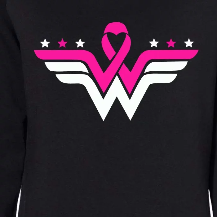 Breast Cancer Ribbon Womens California Wash Sweatshirt