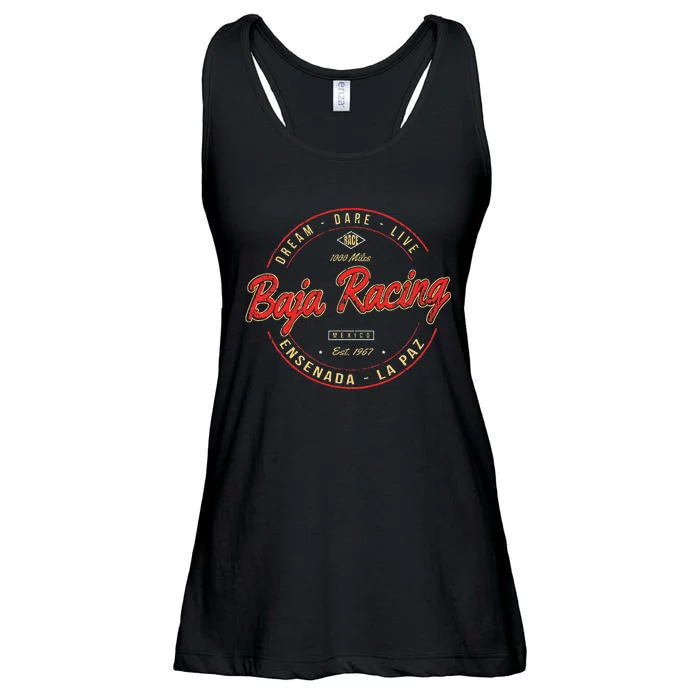 Baja California Racing For All Who Race 1000 Miles Or More Ladies Essential Flowy Tank