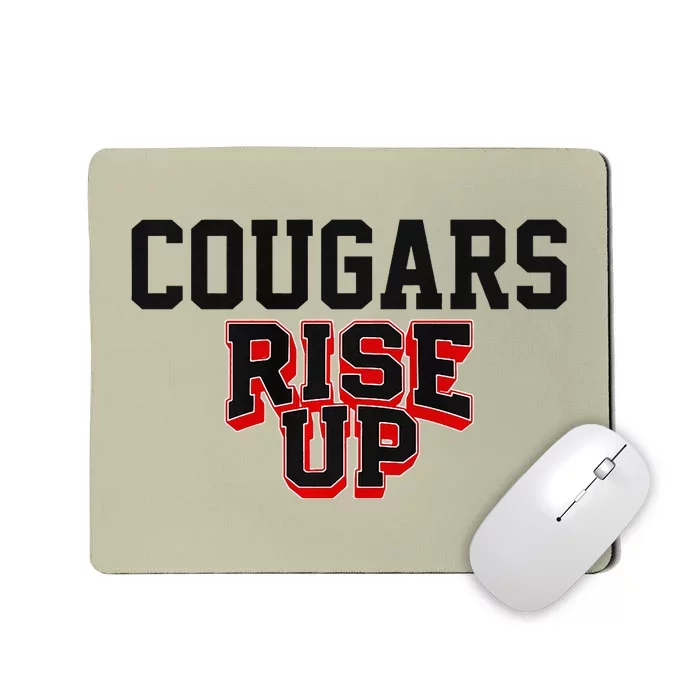 Brazos Cougars Rise Up Hs Mousepad