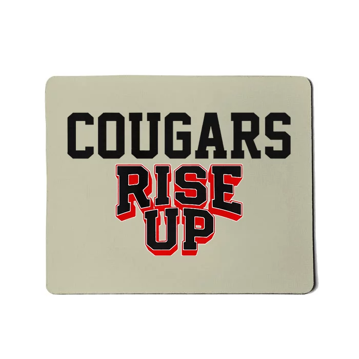 Brazos Cougars Rise Up Hs Mousepad