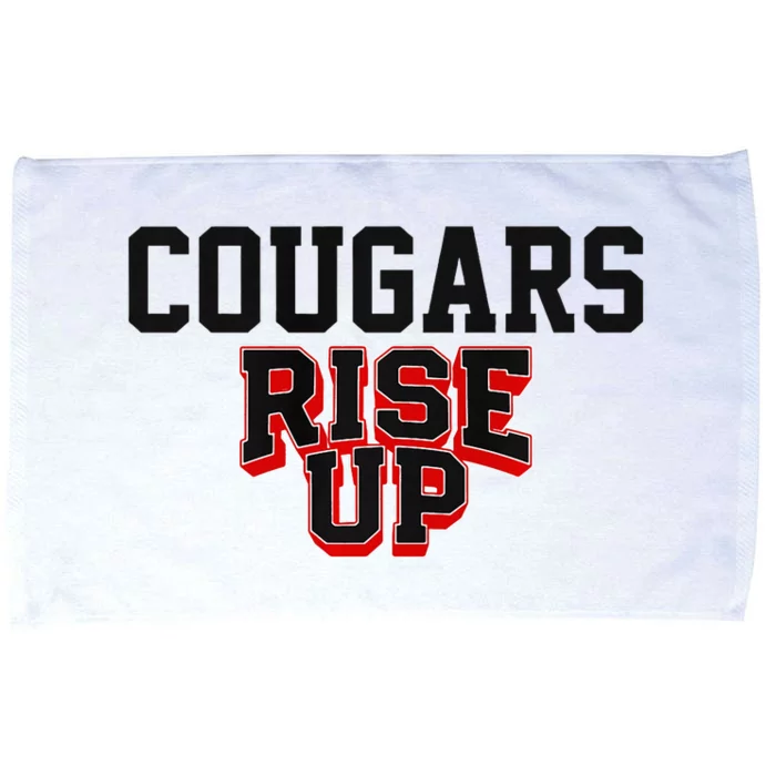 Brazos Cougars Rise Up Hs Microfiber Hand Towel