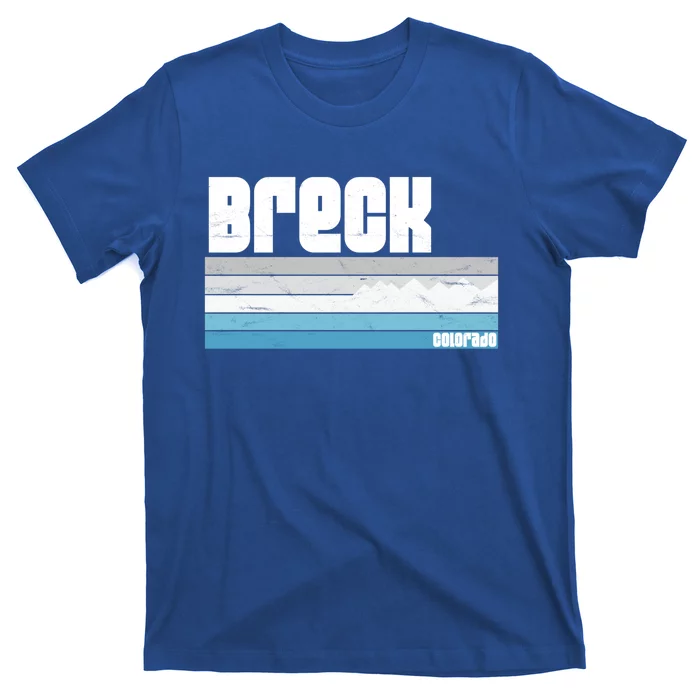 Breckenridge Colorado Retro Breck Co Skiing Snowboarding Gift T-Shirt