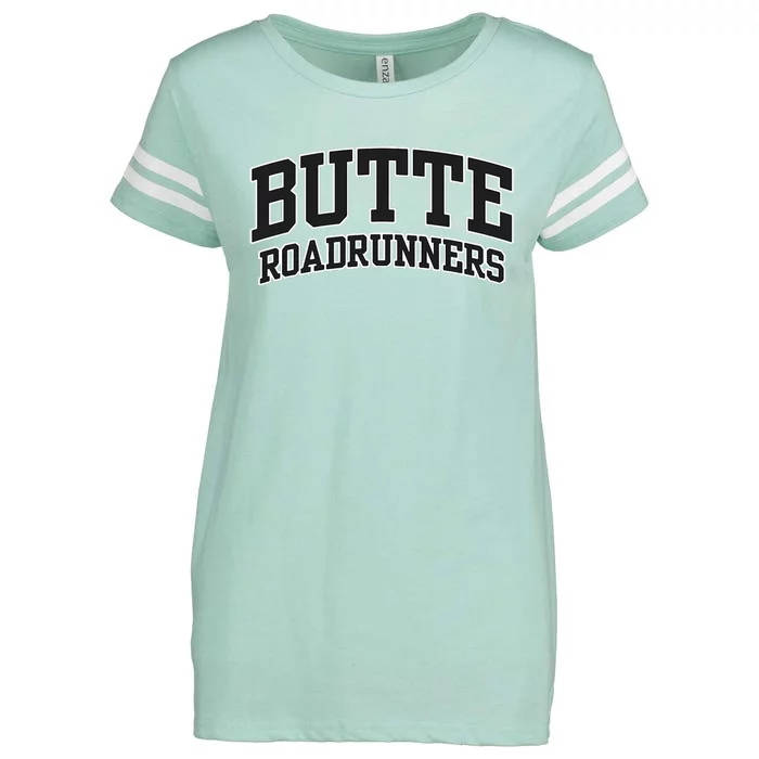 Butte College Roadrunners 02 Enza Ladies Jersey Football T-Shirt