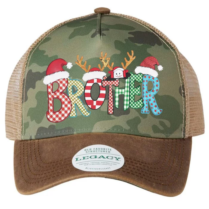 Brother Christmas Reindeer Santa Festive Design Funny Gift Legacy Tie Dye Trucker Hat