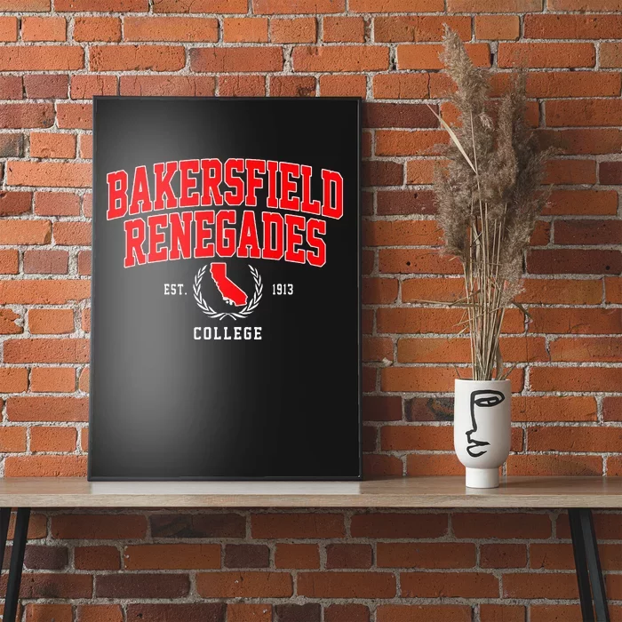 Bakersfield College Renegades Arch Design Poster