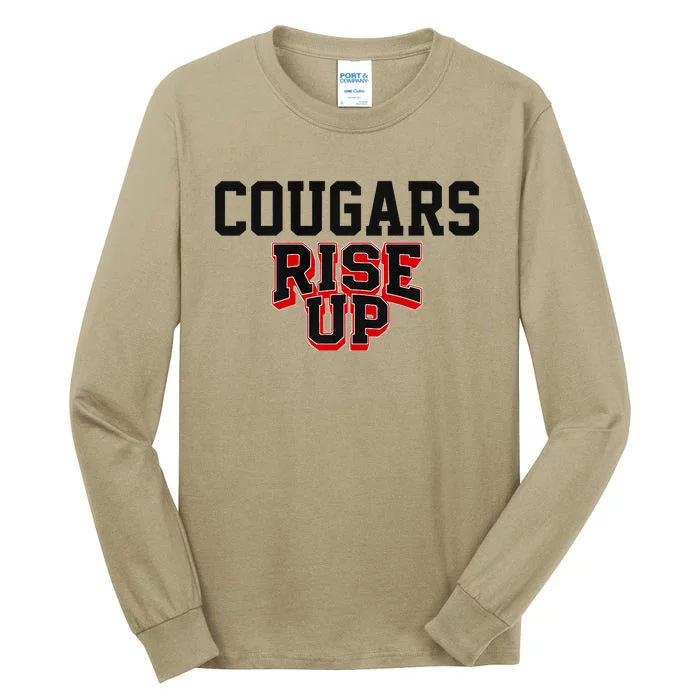 Brazos Cougars Rise Up Hs Premium Tall Long Sleeve T-Shirt