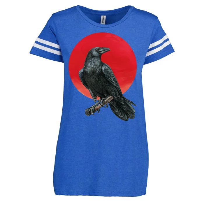 Black Crow Red Moon Enza Ladies Jersey Football T-Shirt