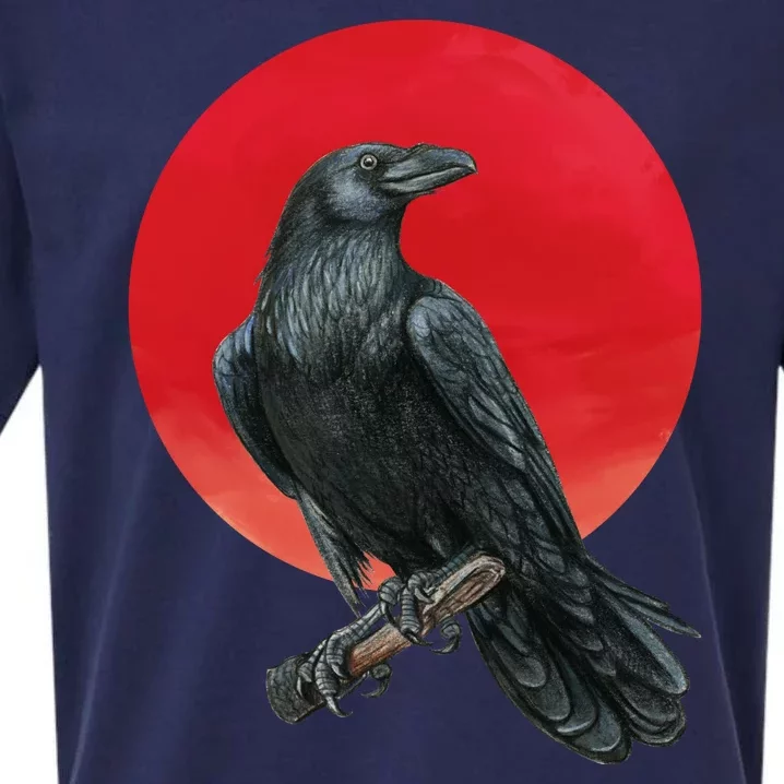 Black Crow Red Moon Sueded Cloud Jersey T-Shirt