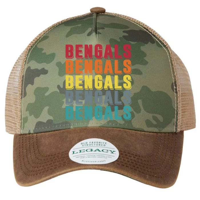 Bengals Colorful Retro Legacy Tie Dye Trucker Hat