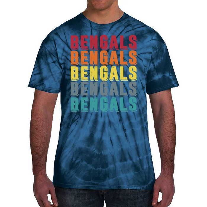 Bengals Colorful Retro Tie-Dye T-Shirt