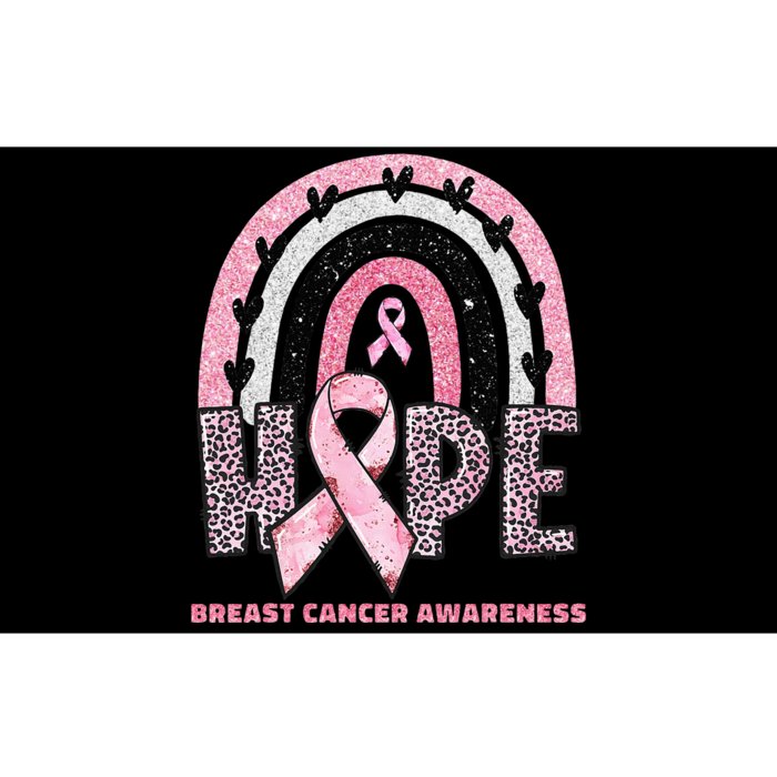 Breast Cancer Rainbow In October We Wear Pink Hope Support Bumper Sticker