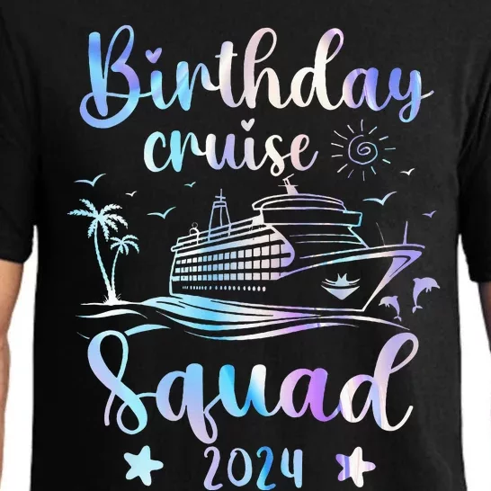 Birthday Cruise Squad 2024 Cruising Party Cruise Birthday Pajama Set